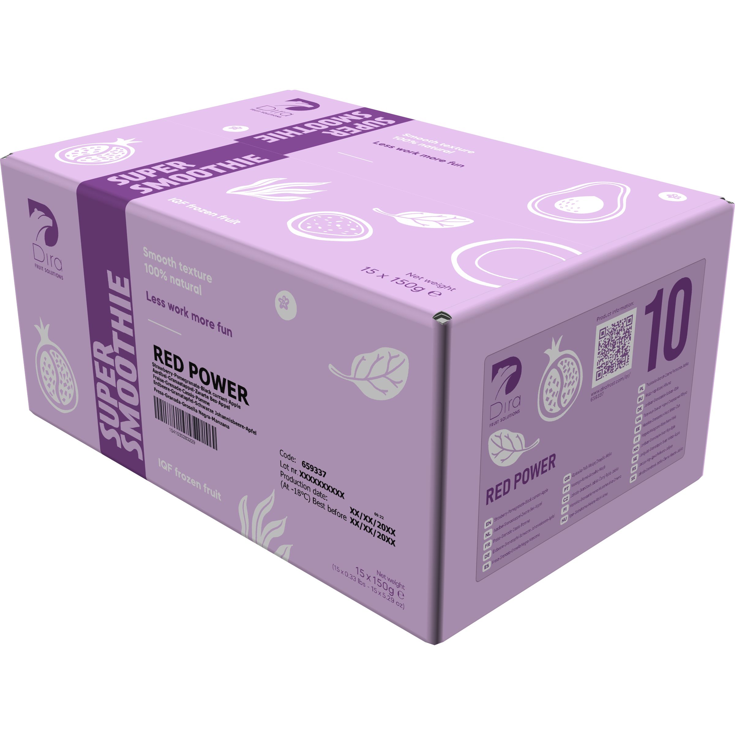 Red Power smoothie synkkakuva